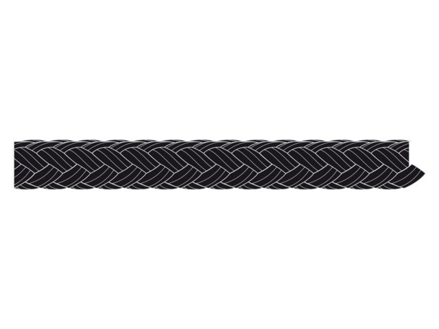 Talamex by Liros, Slipstream Skøde Sort, 16-flet, 15% Strækevne – Størrelse: 2mm, 100 Meter
