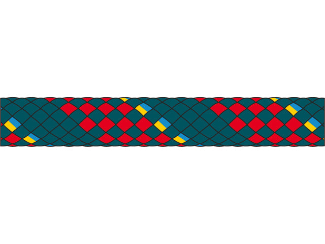 Talamex by Liros, Racing 3000 Fald/Skøde Rød, Dyneema® SK78, 16-flet, 589081 – Størrelse: 4mm, 250 Meter