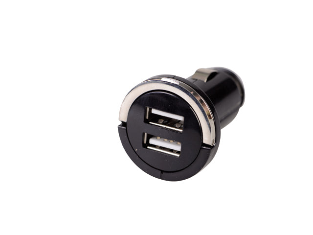 NauticPro.dk | Talamex, 12V USB-miniadapter dobbelt, 12-24V indgang, 5V udgang, 2,1A max, Overbelastningsbeskyttelse 6,8V