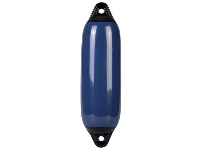 NauticPro.dk | Talamex, Heavy Duty Fender, Navy 1, 13x54 cm, Sort Hoved, Høj Belastningskapacitet, Let Oppustelig (1 stk)