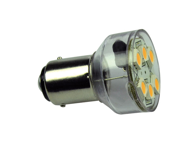 NauticPro.dk | Talamex, S-LED 6 10-30V BA15d, 1 stk., Marine LED-pære BA15D/BA15S/BA9S