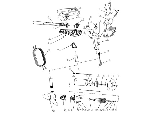 NauticPro.dk | Talamex, Monteringsbeslag til Trolling Motor, 1 stk