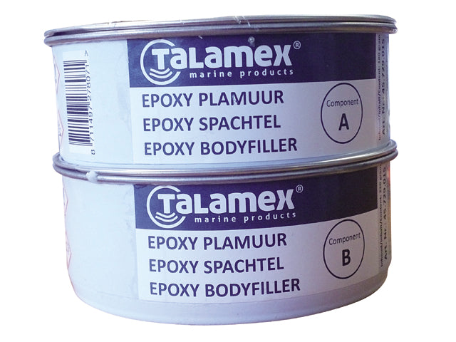 NauticPro.dk | Talamex, EPOXYFILLER, To-komponent, 400g (180g fyldstof, 220g hærdemiddel), Hærder 20°C: 24 timer, 10°C: 48 timer