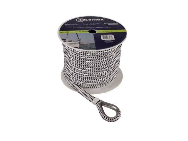 NauticPro.dk | Talamex, Ankerline med bly, Flettet Polyester, 10mm x 20m