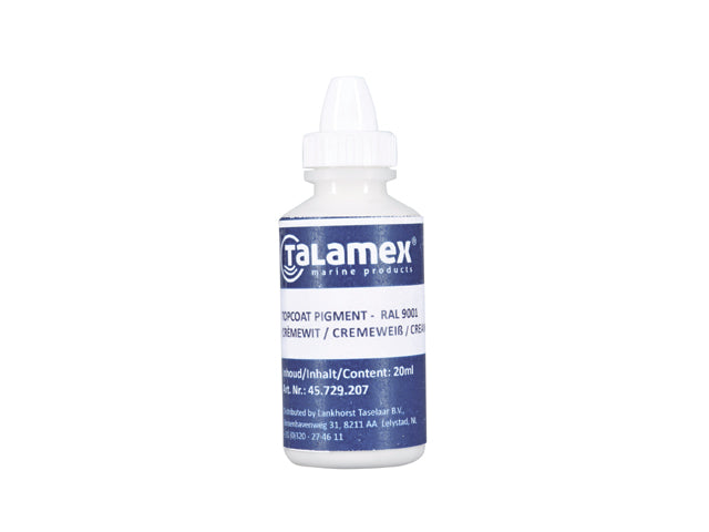 NauticPro.dk | Talamex, Farvepigment, 20 ml, Creme Hvid RAL 9001