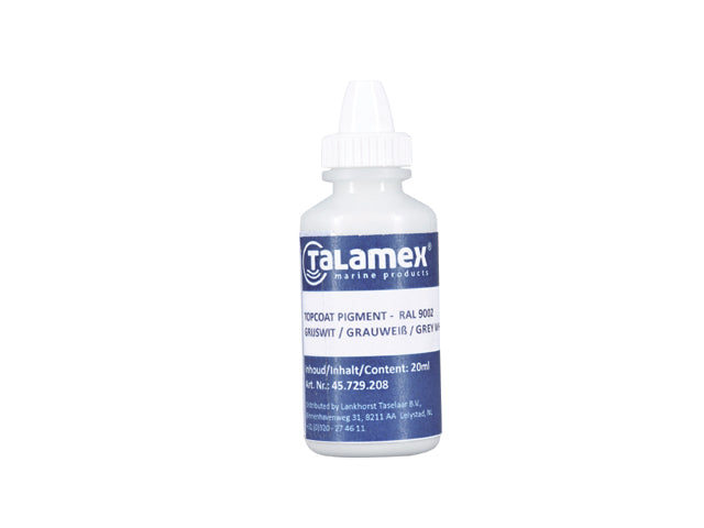 NauticPro.dk | Talamex, Farvepigment Gråhvid RAL 9002, 20 ml