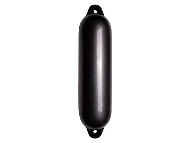 NauticPro.dk | Talamex, Heavy Duty Fender Antracit 2, 15x65 cm, sort hoved, let oppustelig, 589081