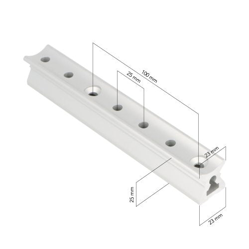 Pfeiffer, X-profil, 23 x 25 mm x 120 cm (7460201-1,2M)